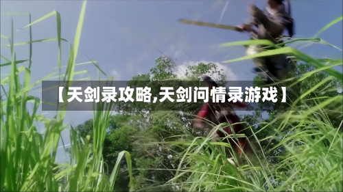 【天剑录攻略,天剑问情录游戏】-第2张图片