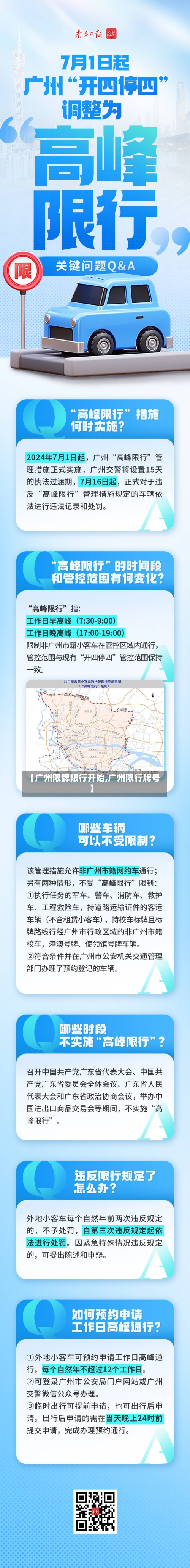 【广州限牌限行开始,广州限行牌号】